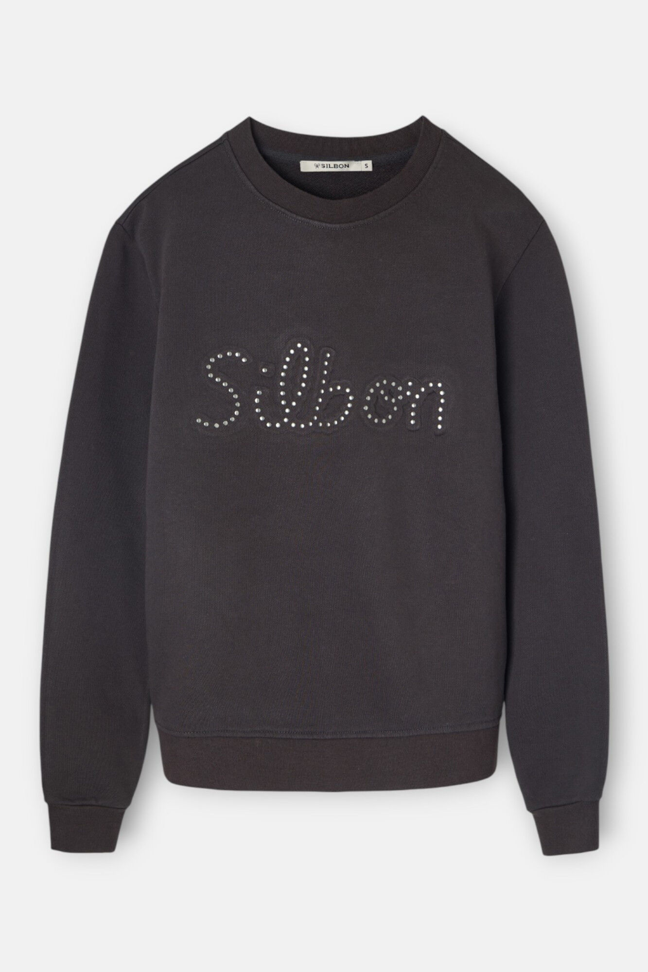 Silbon Sudadera silbon tachas Negro