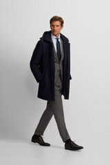 Silbon Parka de alfaiataria t&eacute;cnica Azul