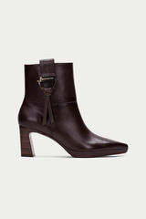 Hispanitas Botim bangkok com fivela lateral Castanho