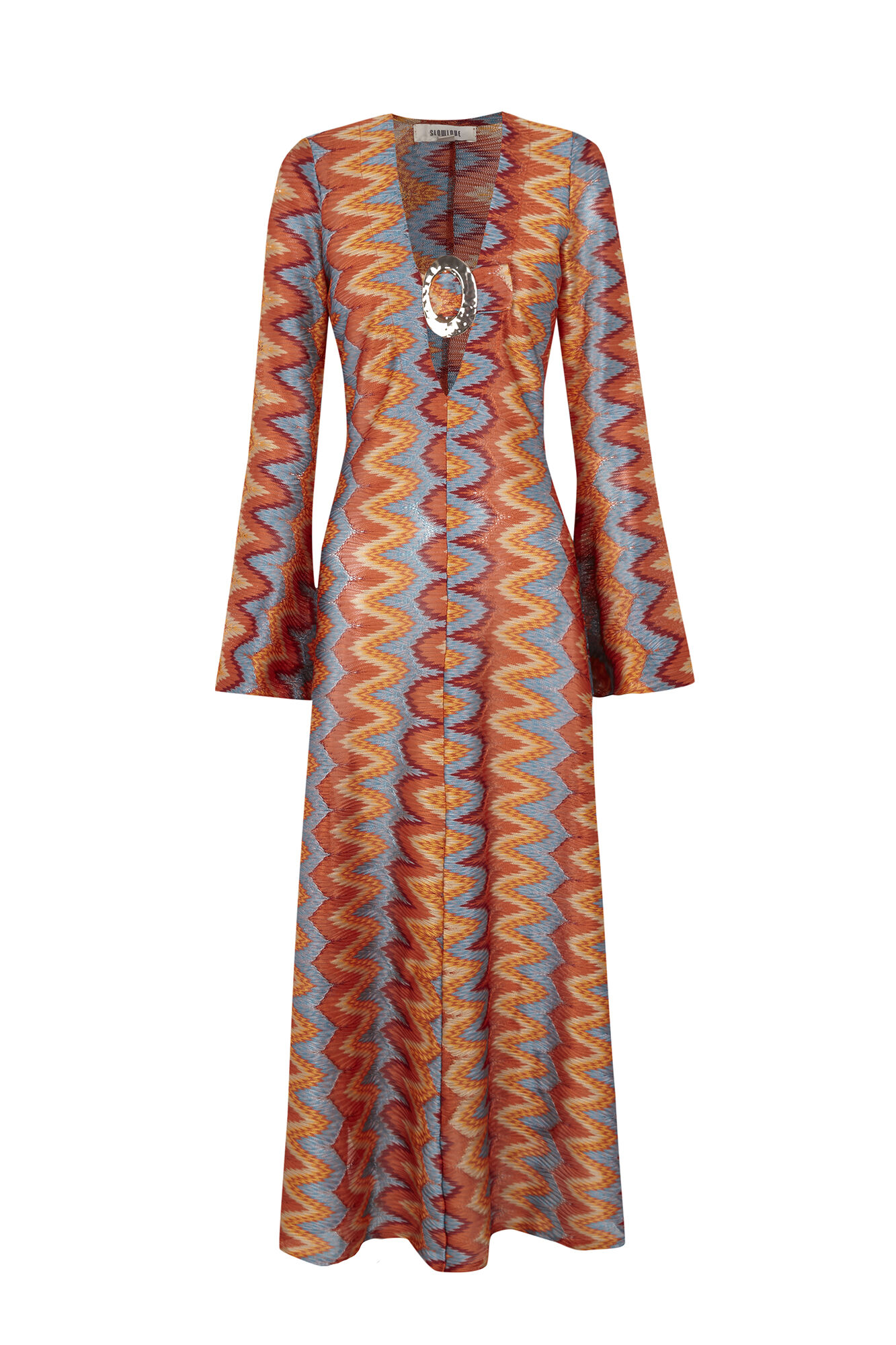 Slowlove Vestido estructura multicolor