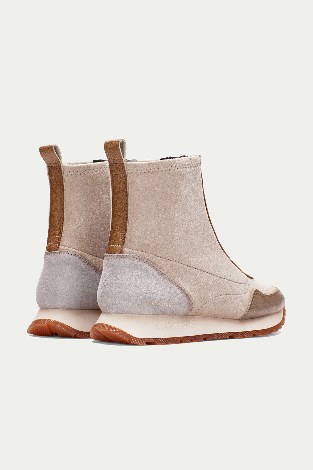 Hispanitas T&ecirc;nis esportivo KANSAS Center com fecho-&eacute;clair Tostado