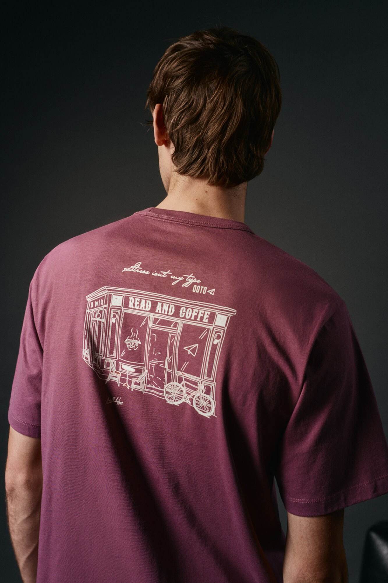 OOTO Camiseta gr&aacute;fica lavada Granada