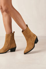 Alohas Botines de ante Austin Camel