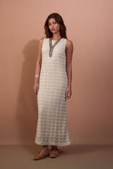 Slowlove Basic structure dress Blue