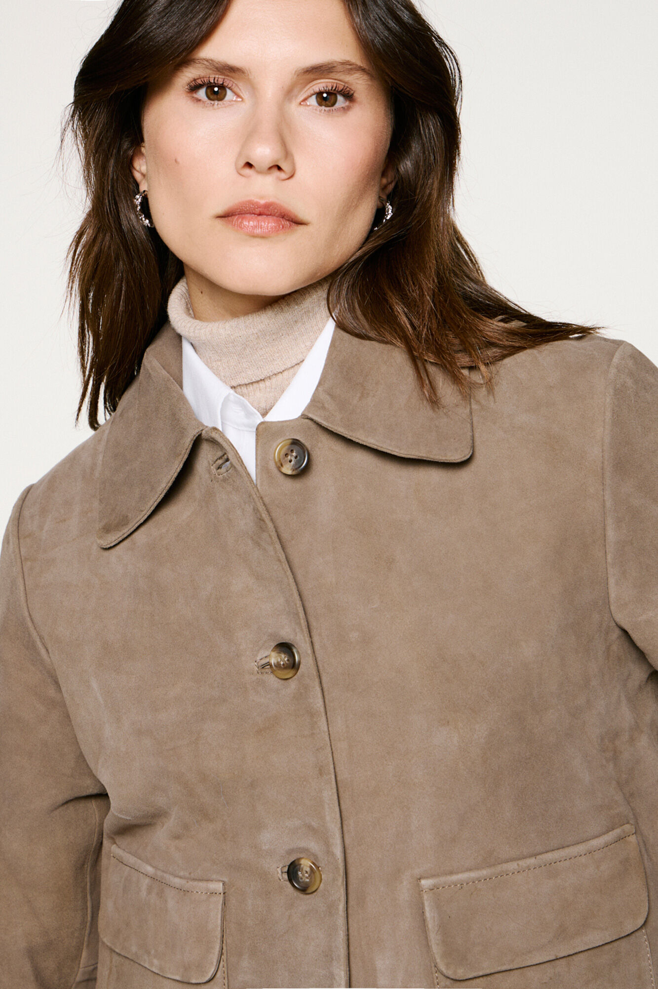 Selected Casaco com bolsos frontais