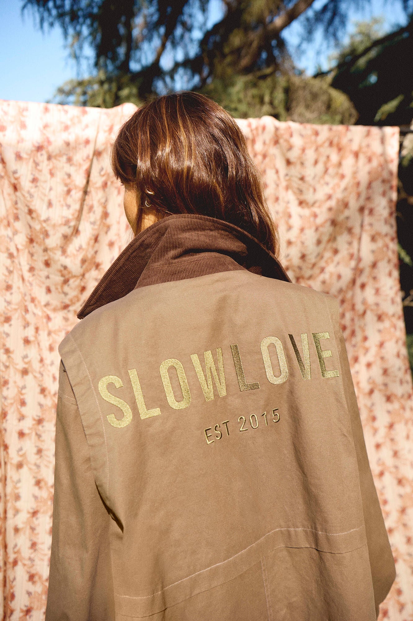 Slowlove Waxed long parka