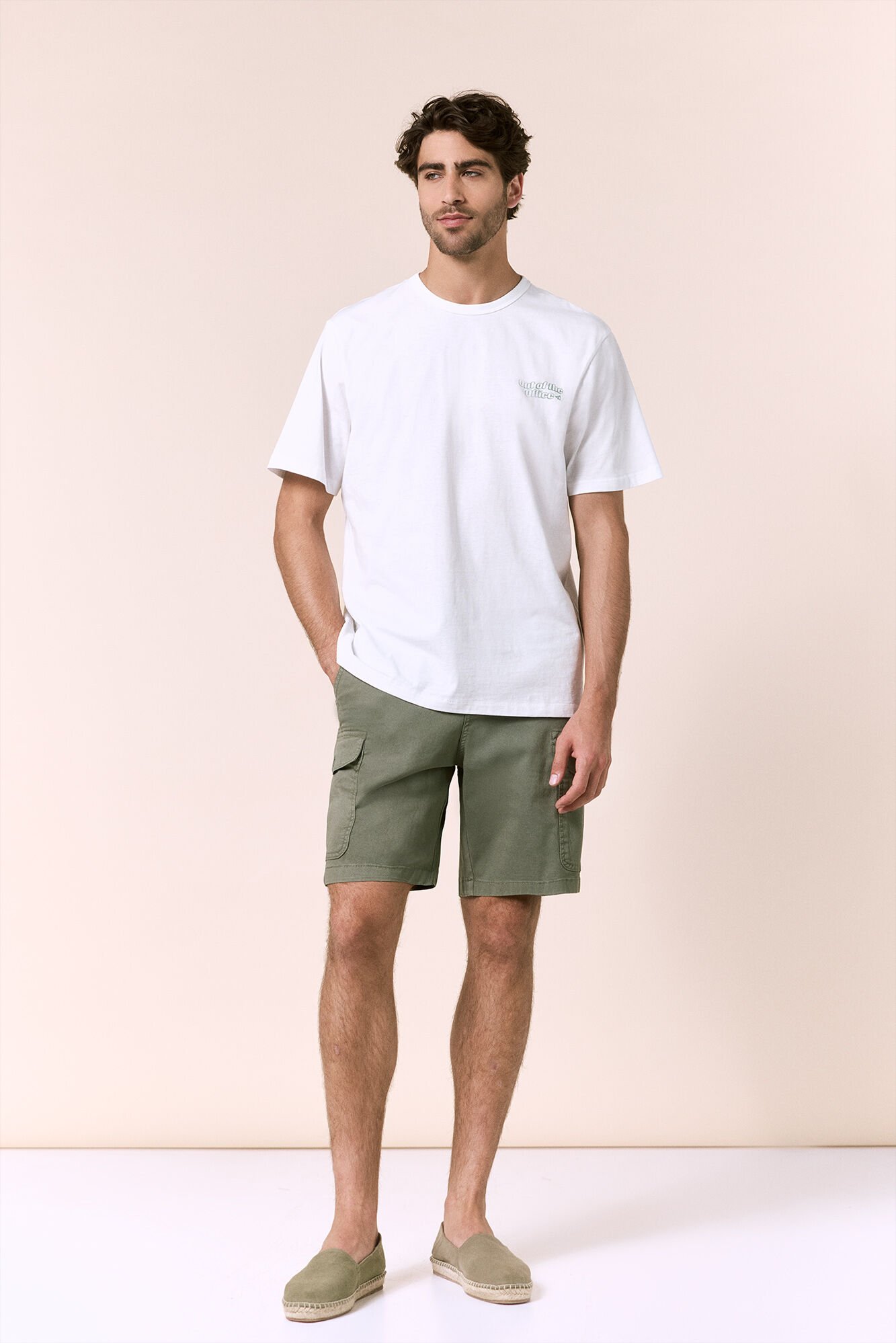 OOTO T-shirt com logo &agrave; frente e atr&aacute;s