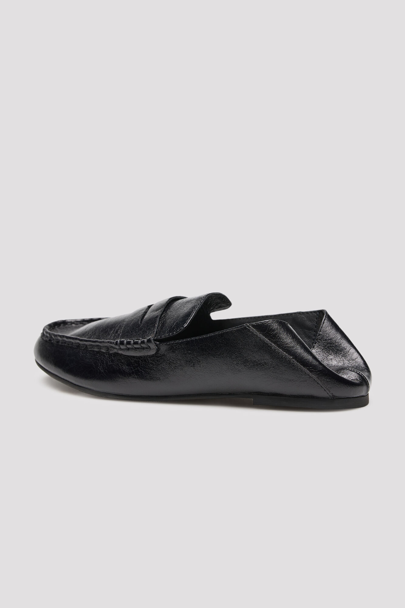 Cortefiel Mocassim com calcanhar dobr&aacute;vel Preto