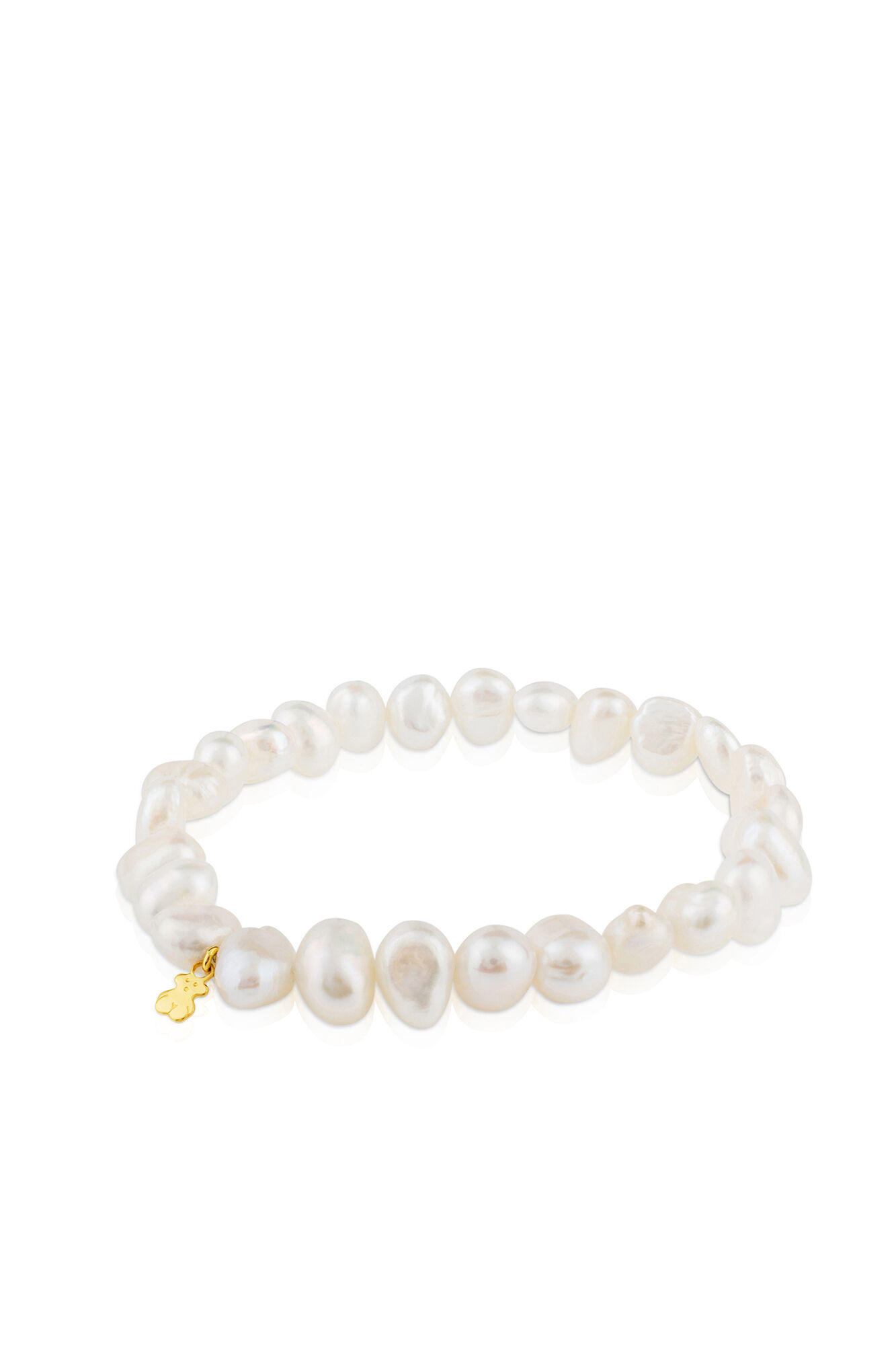 Tous Sweet Dolls gold bracelet with cultured pearls Yellow