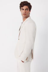 Cortefiel Blazer linho Tostado