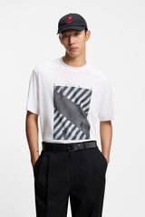HUGO T-shirt de manga curta Branco