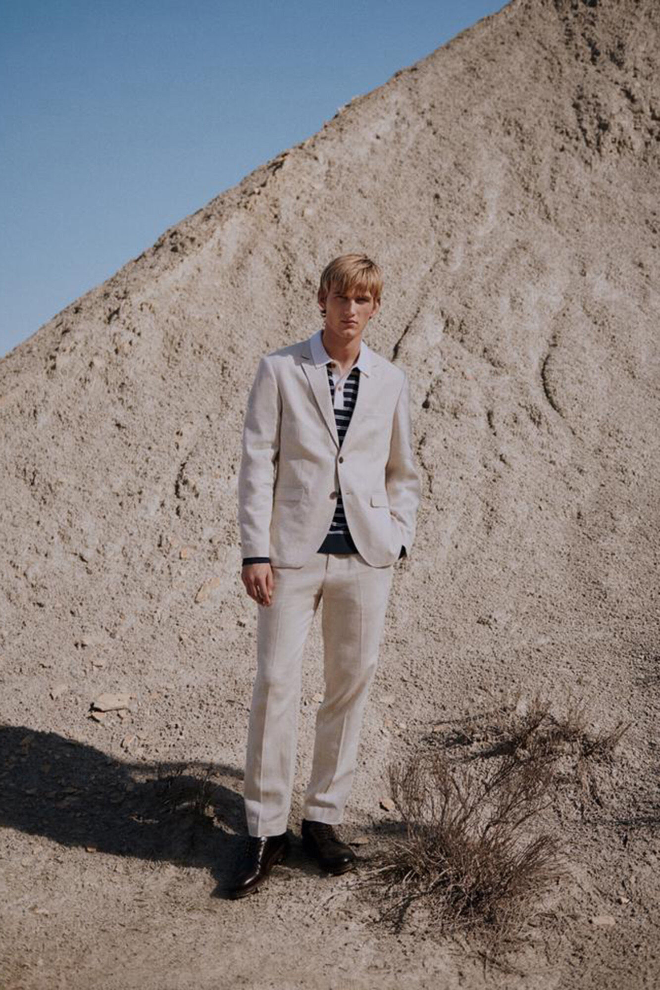 Selected Americana confeccionada con lino