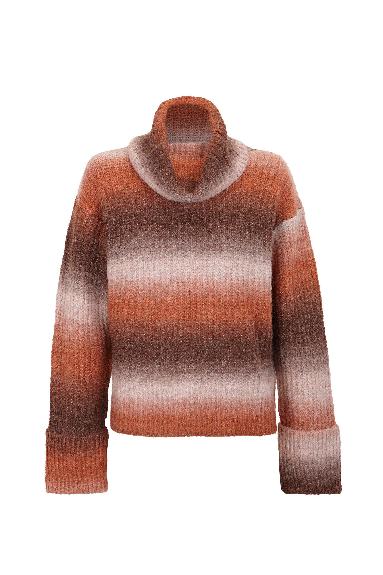 Slowlove Camisola gola alta Tostado