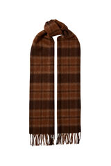 Selected 100% RWS wool scarf. Dark brown