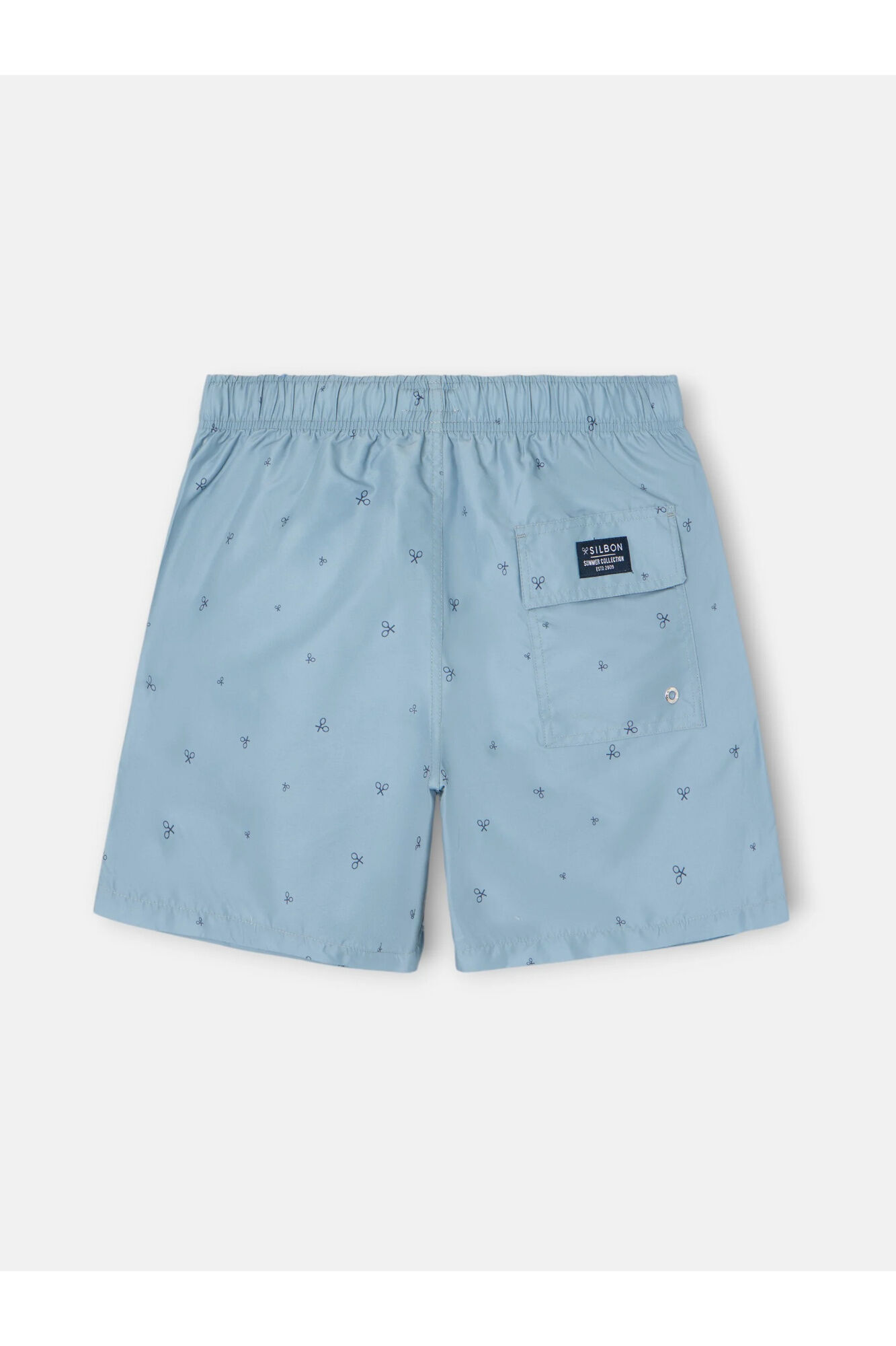 Silbon Fato de banho miniraquetes Azul