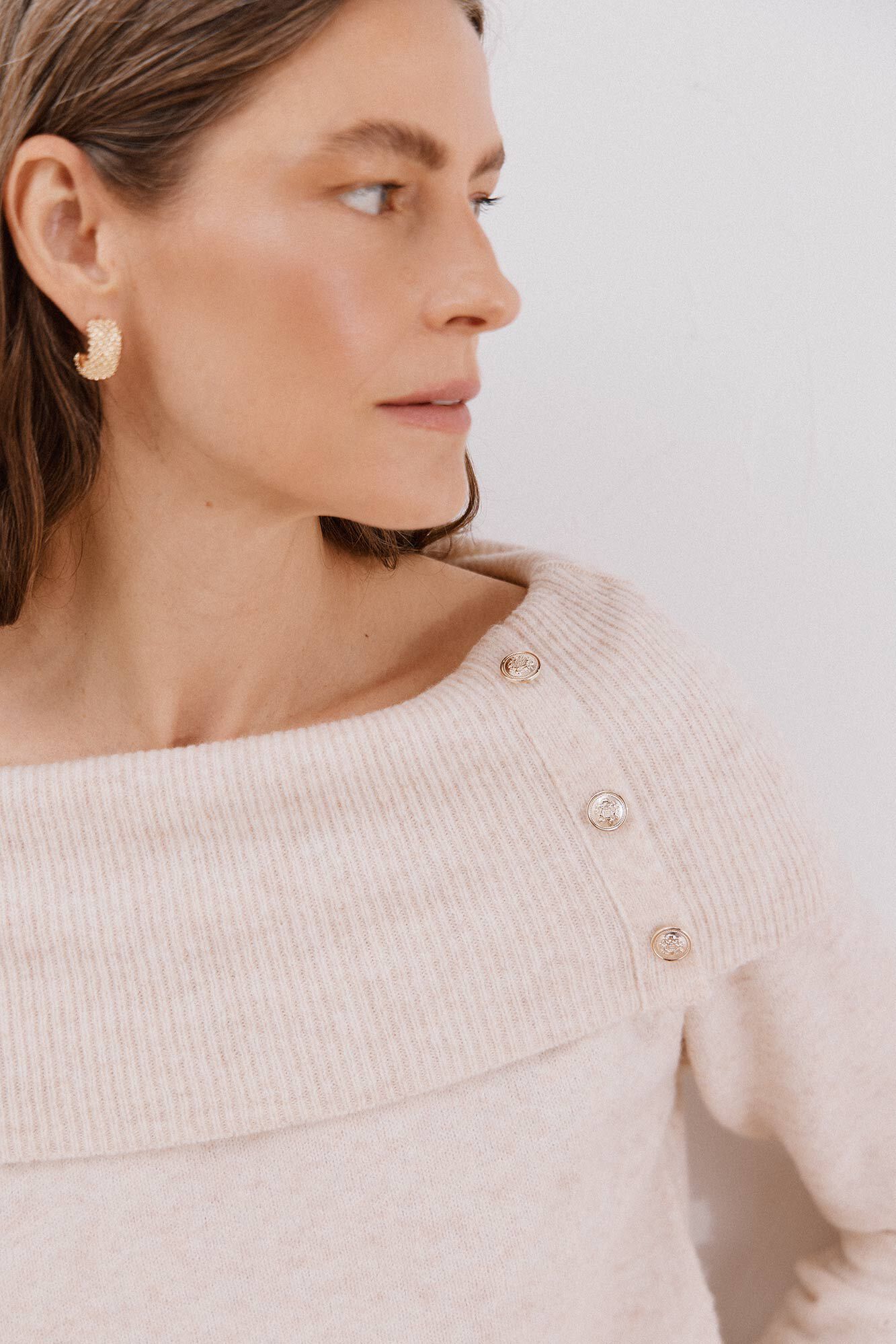 Cortefiel Jersey cuello multiposici&oacute;n