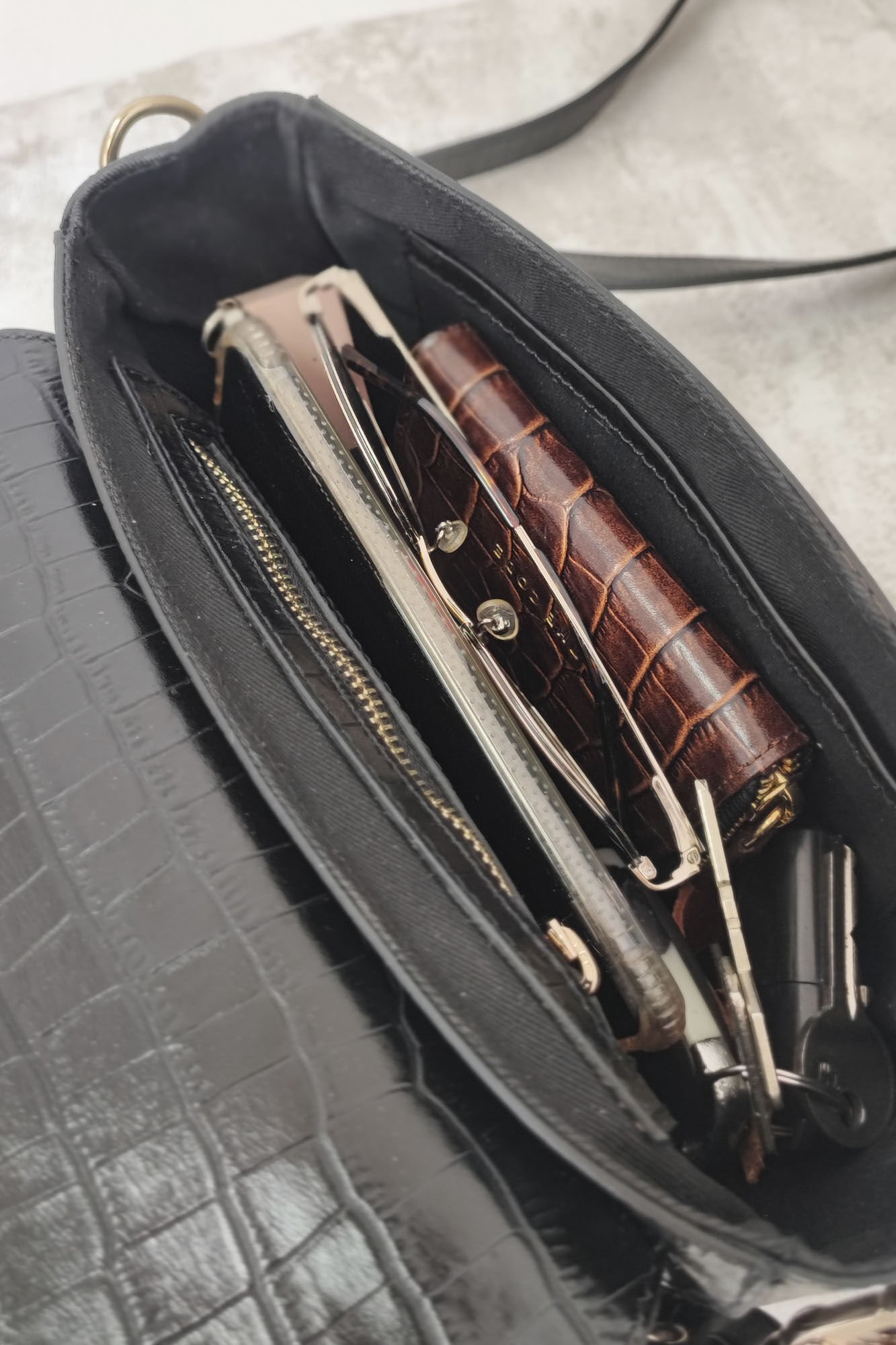 The Code Bolsa tiracolo soul preta Preto