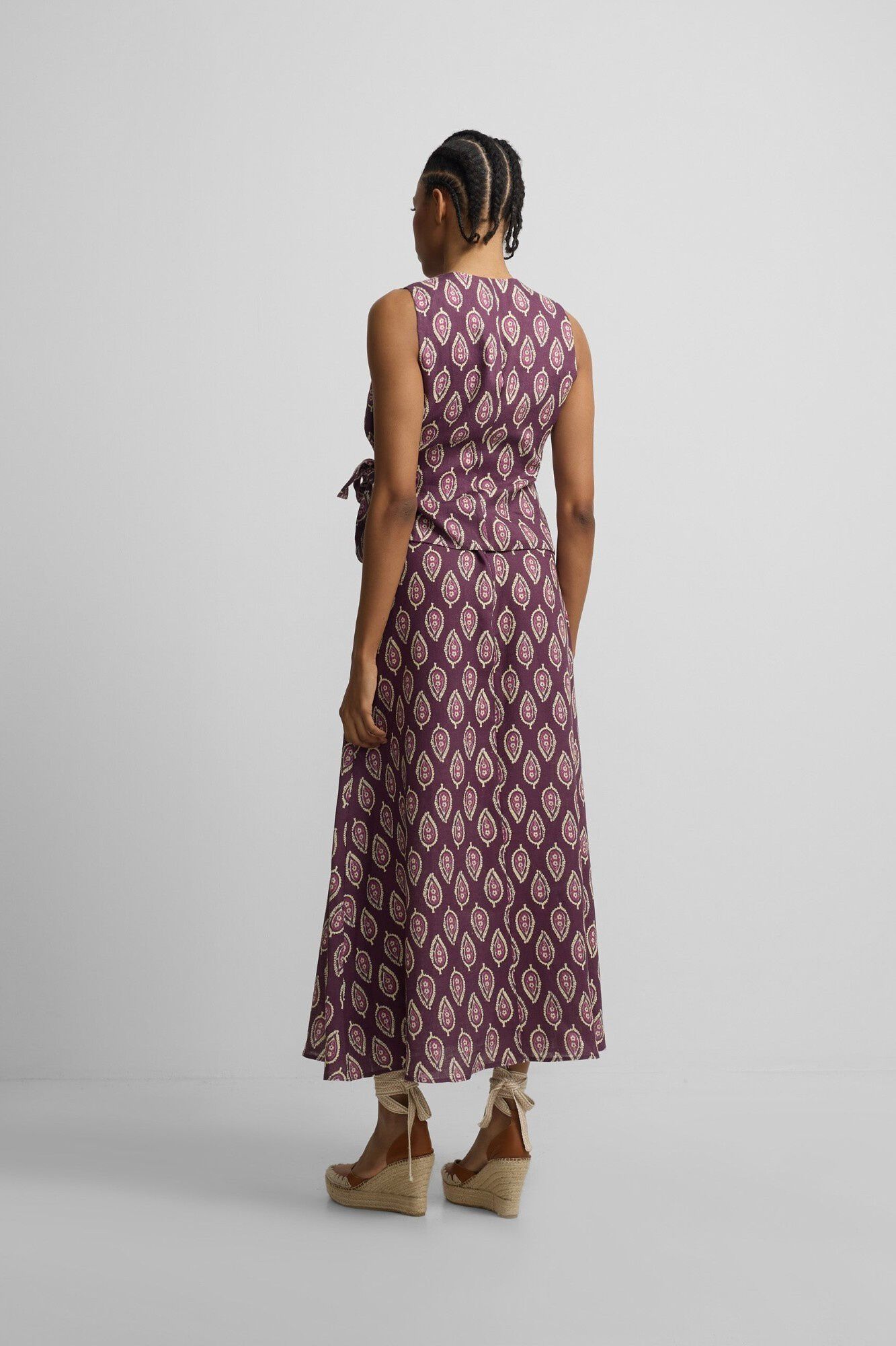 Silbon Saia comprida estampada Granada