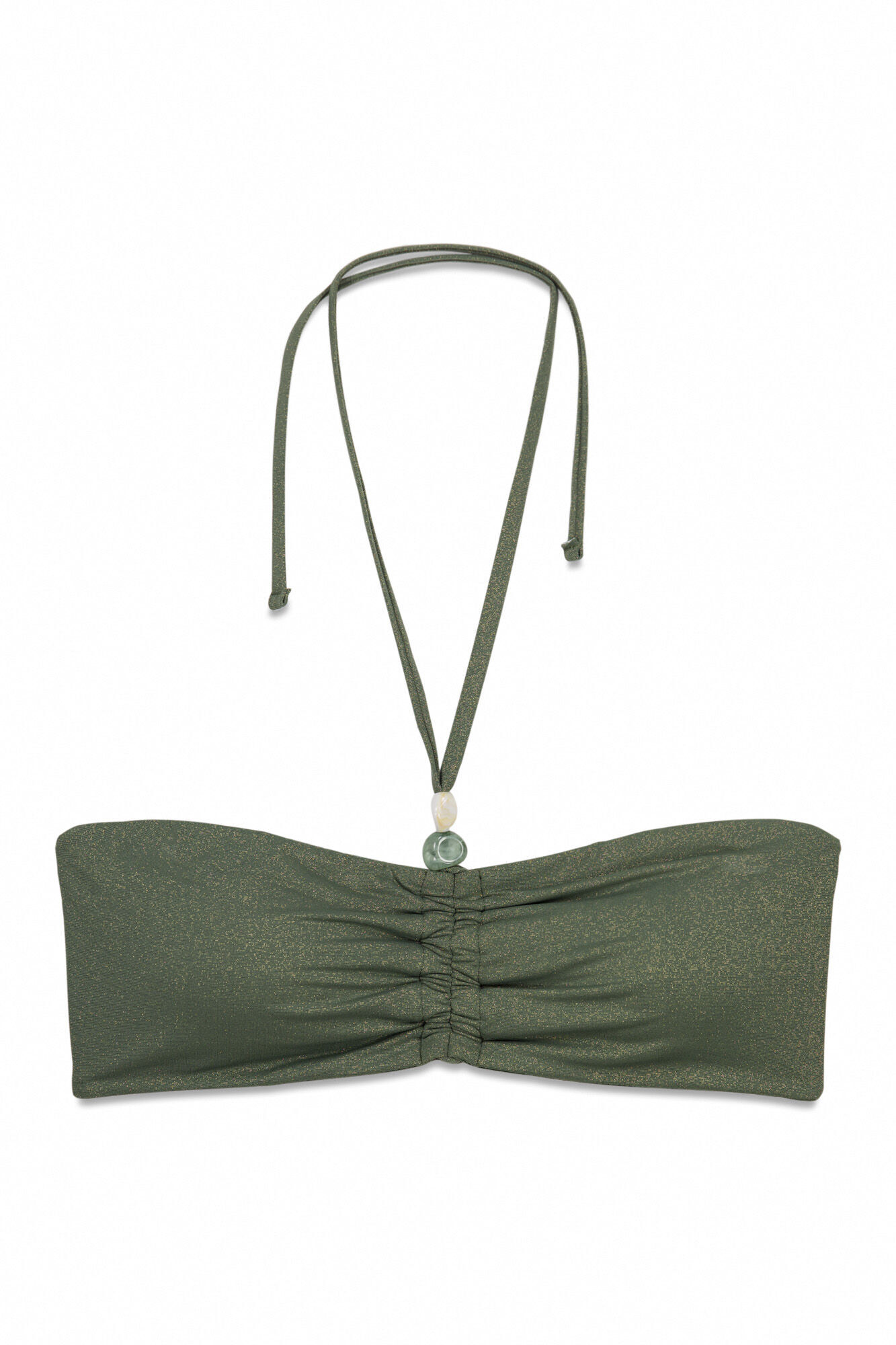 Cortefiel Top de biqu&iacute;ni bandeau Verde