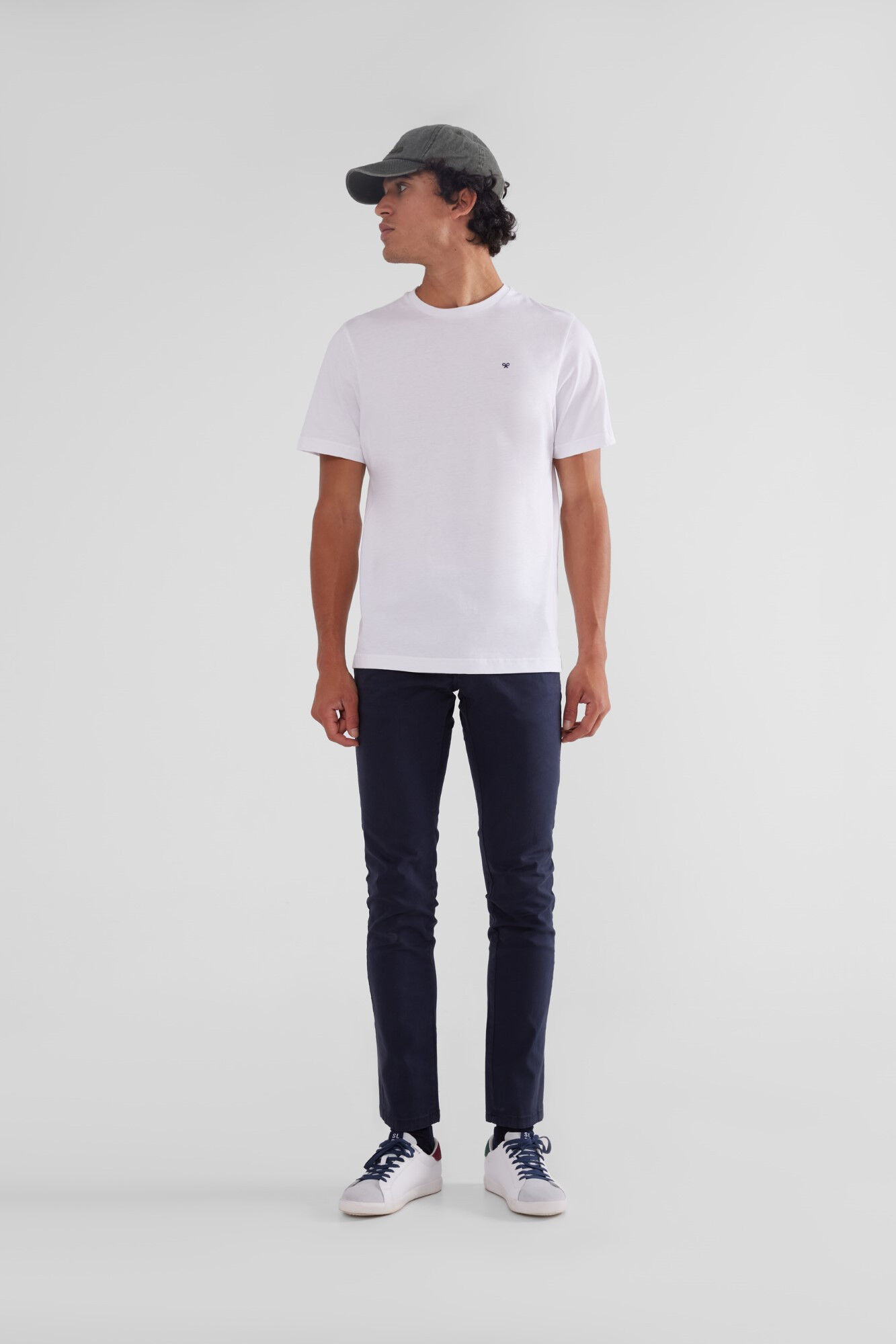 Silbon Camiseta lisa miniraqueta blanca Blanco