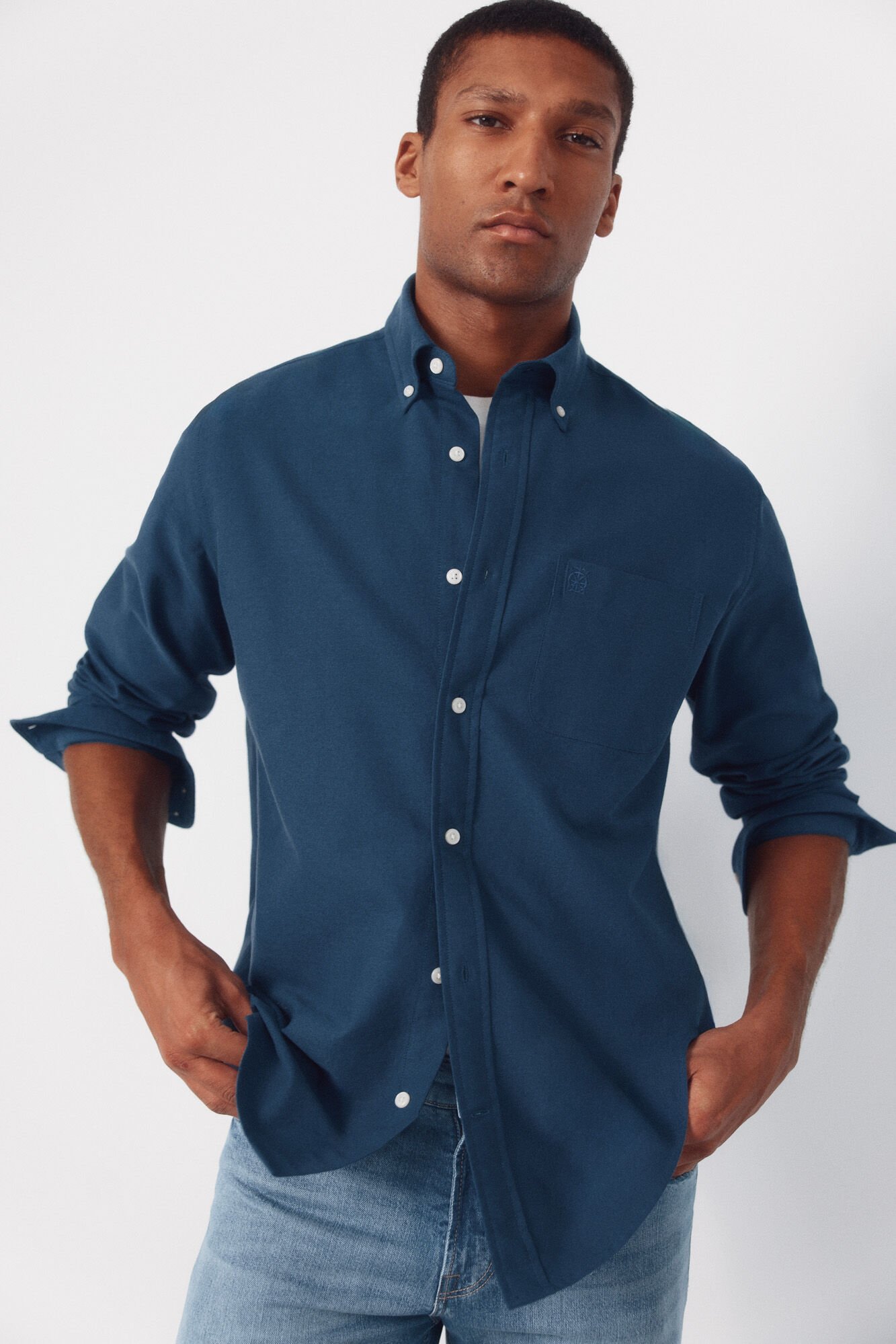 Cortefiel Plain Oxford shirt