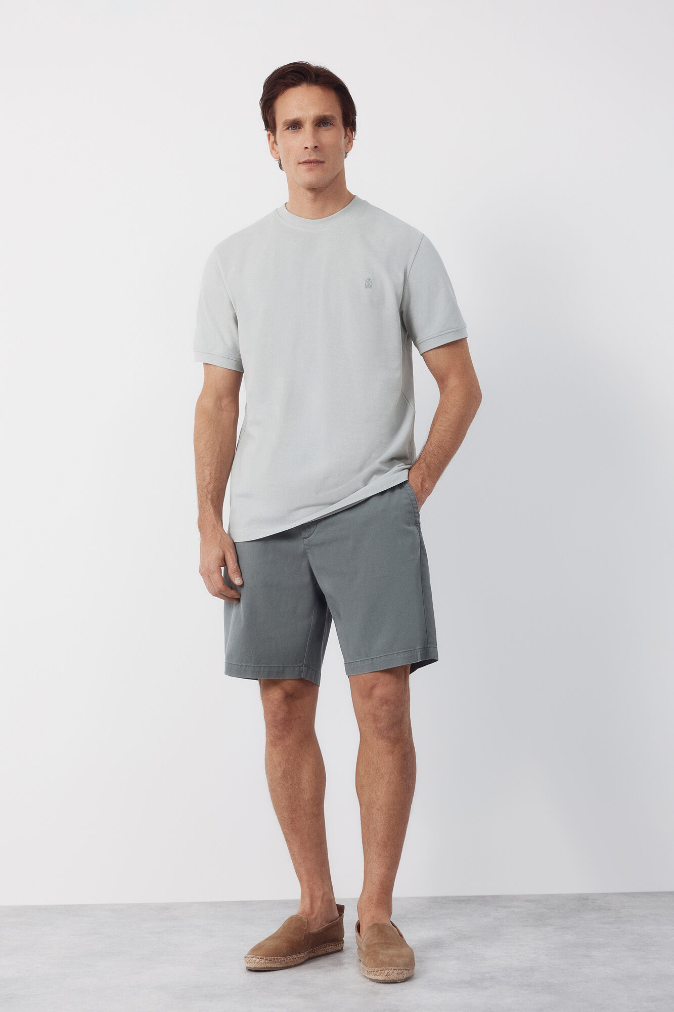 Cortefiel Camiseta b&aacute;sica piqu&eacute;