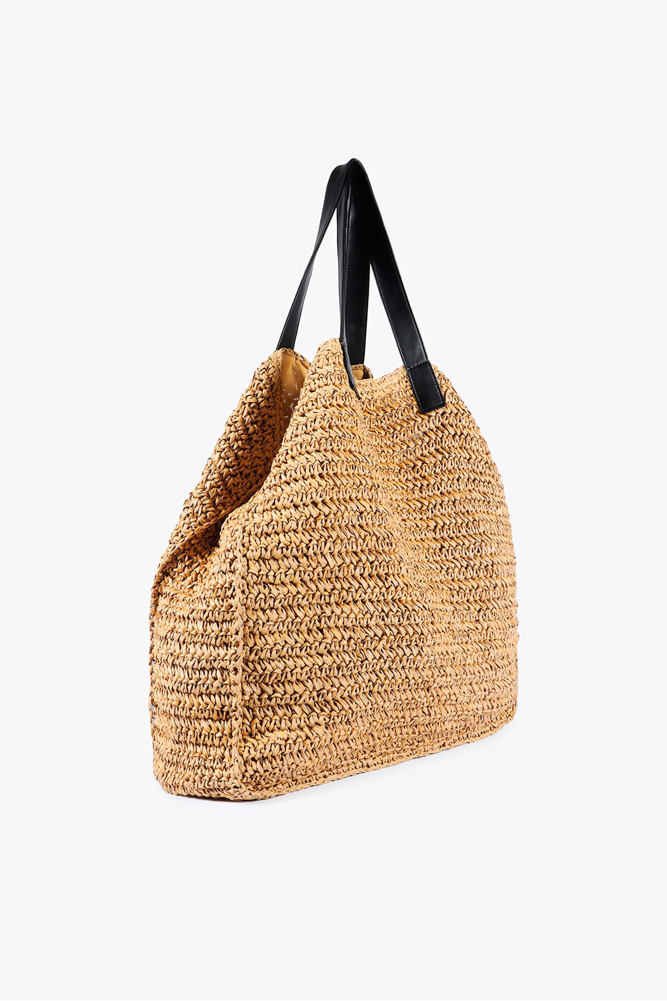 Lola Casademunt Bolsa efeito r&aacute;fia com logo brilhante Castanho