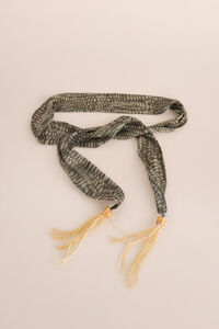 Slowlove Cachecol de gravata com miçangas