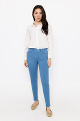 Cortefiel Jacquard knit trousers  Blue