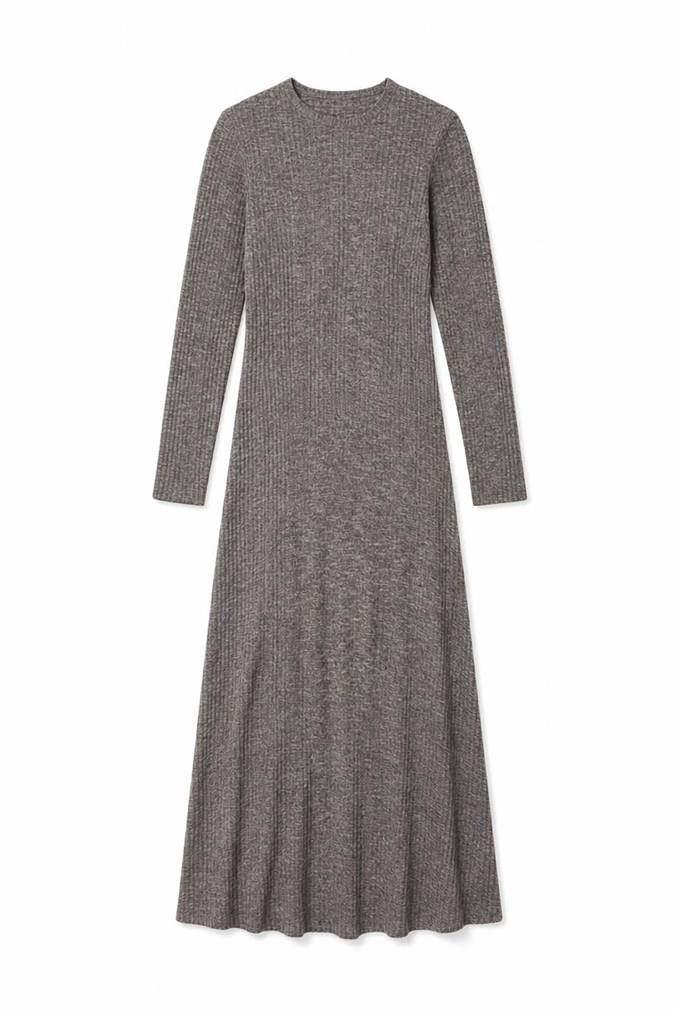 Slowlove Vestido largo melange Beige