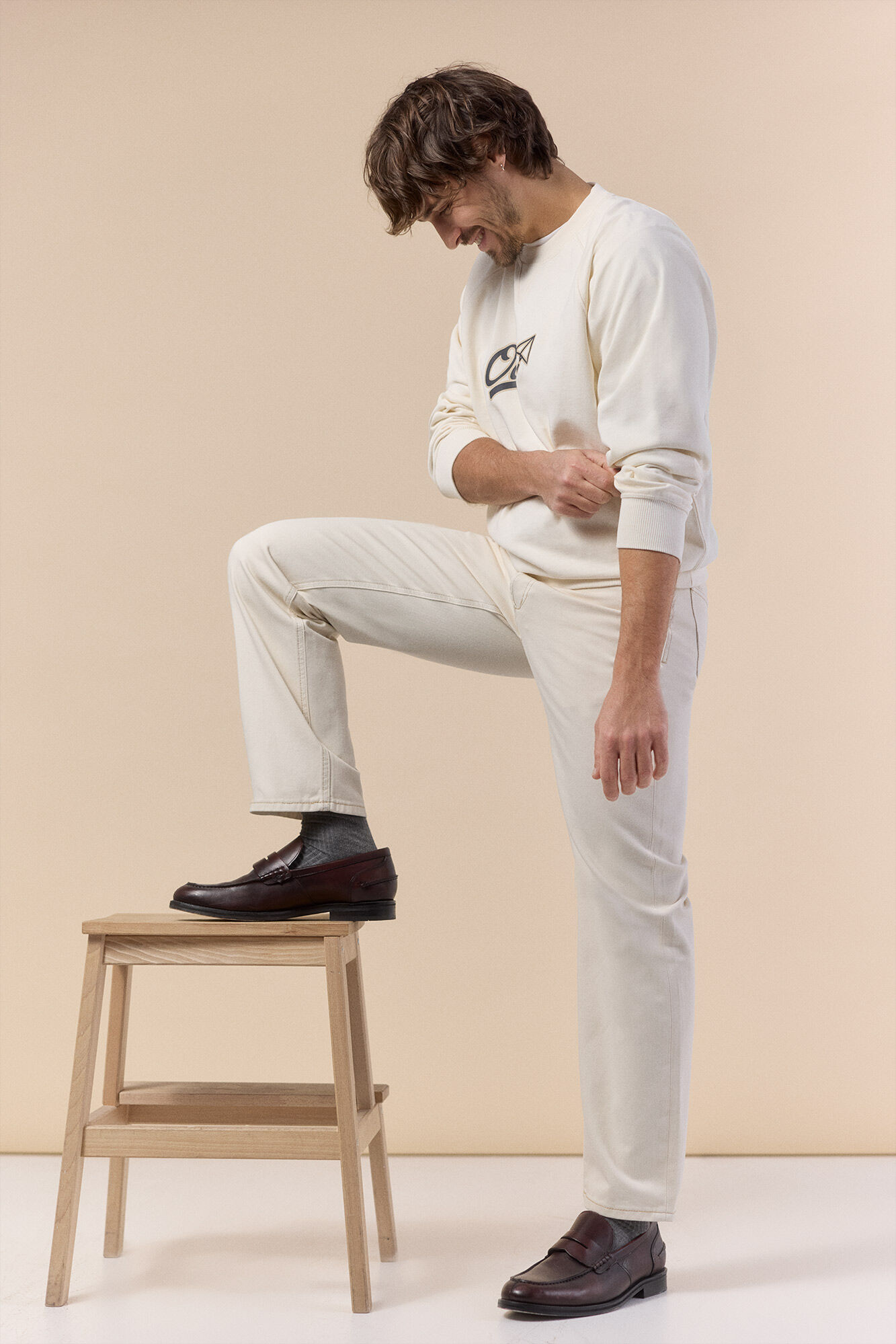 OOTO Logo round neck sweatshirt