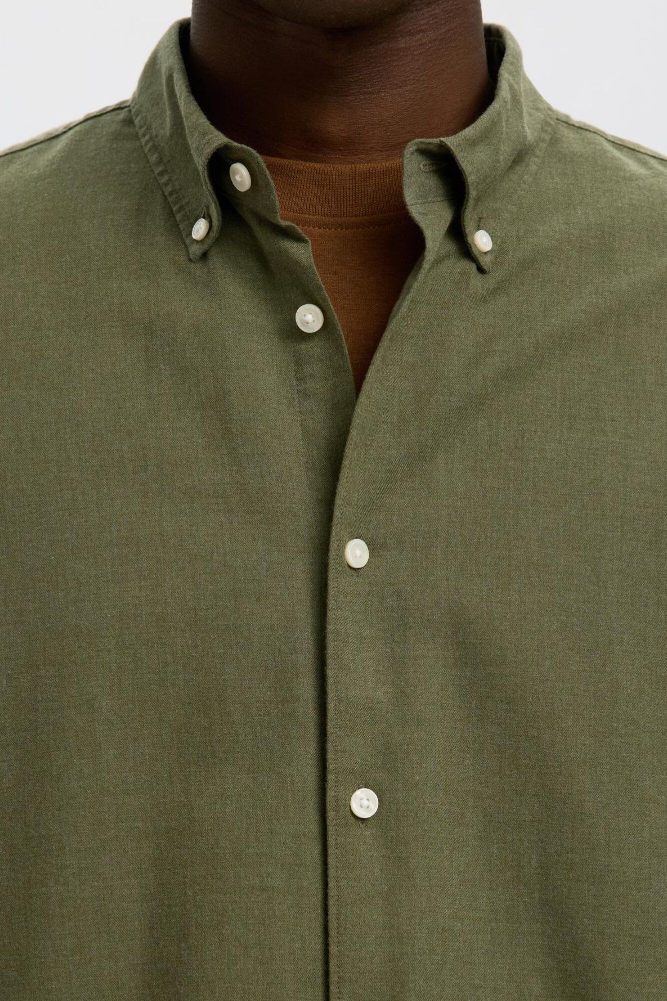 Selected Camisa regular fit Verde