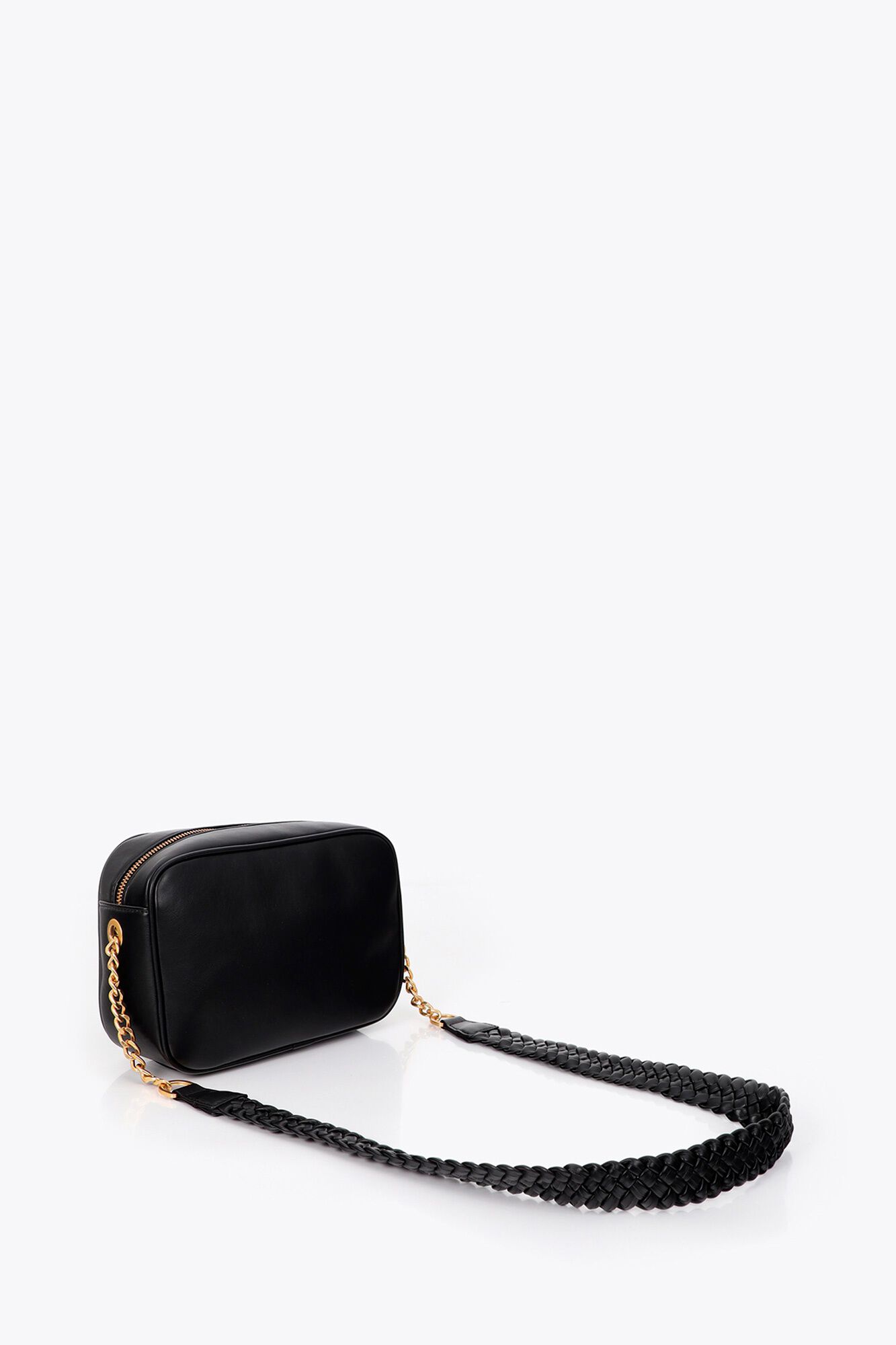 Lola Casademunt Bolsa a tiracolo acolchoada com mini tachas Preto