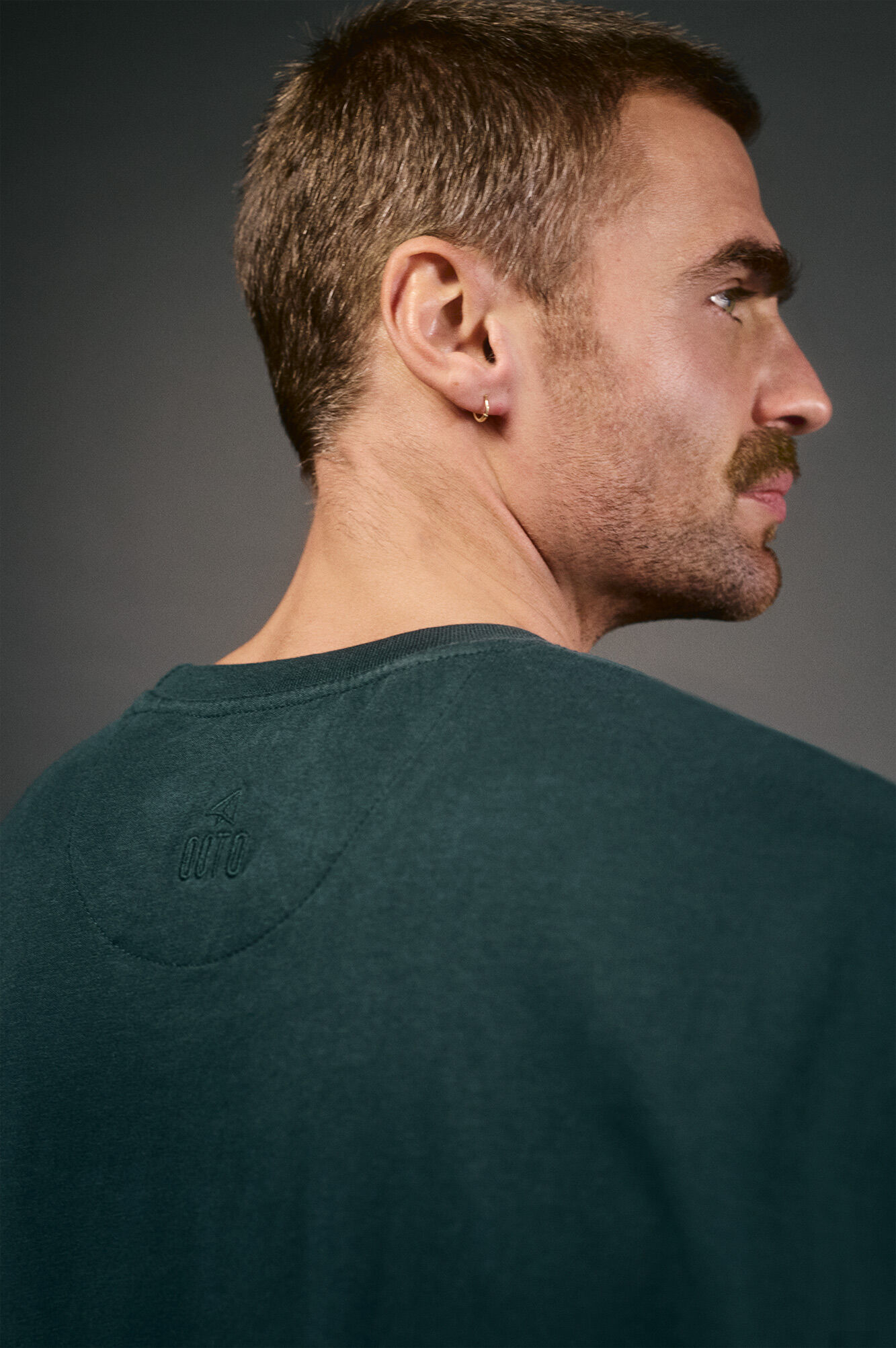 OOTO Camiseta manga larga Verde oscuro