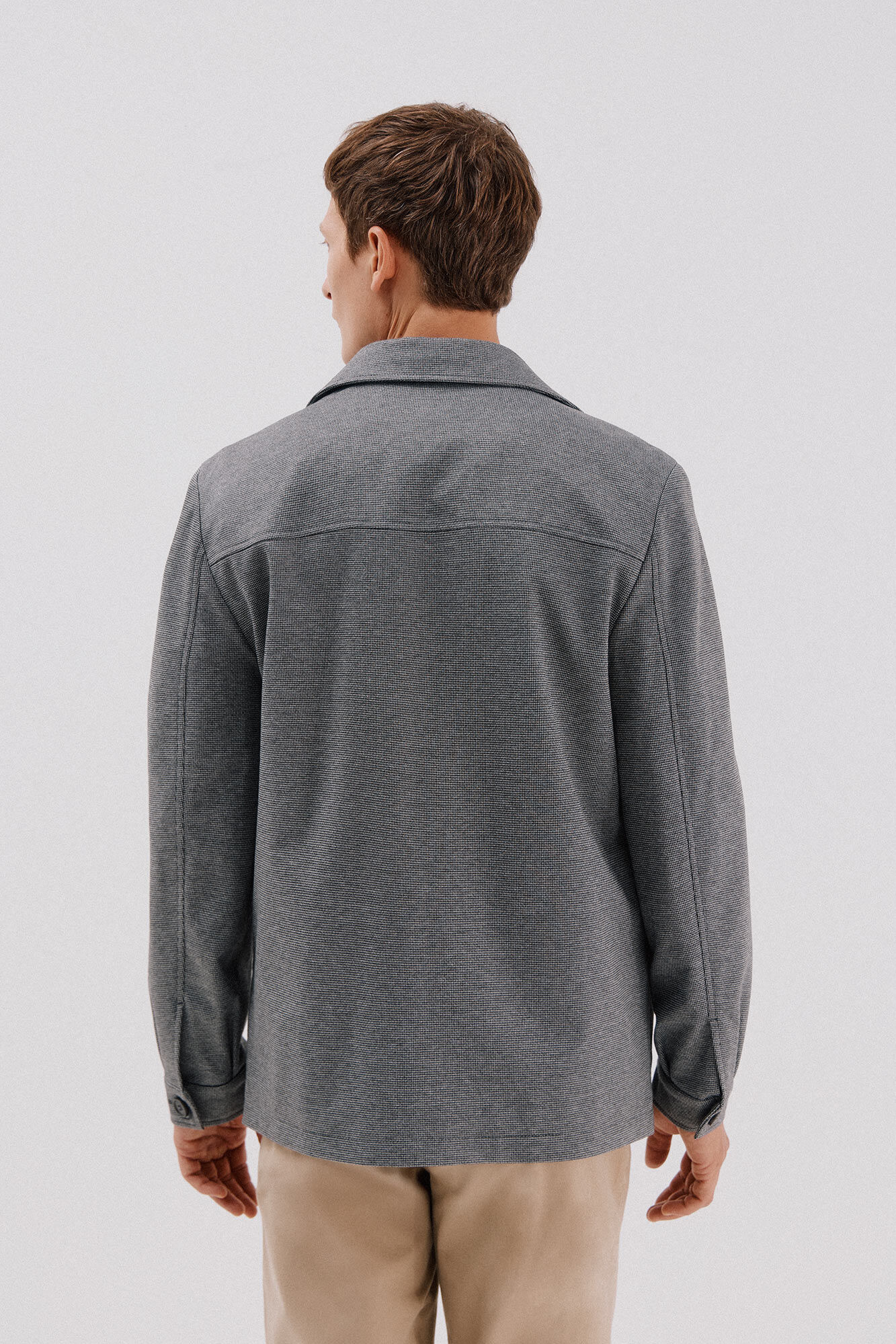 Cortefiel Knitted jersey-knit Dark grey