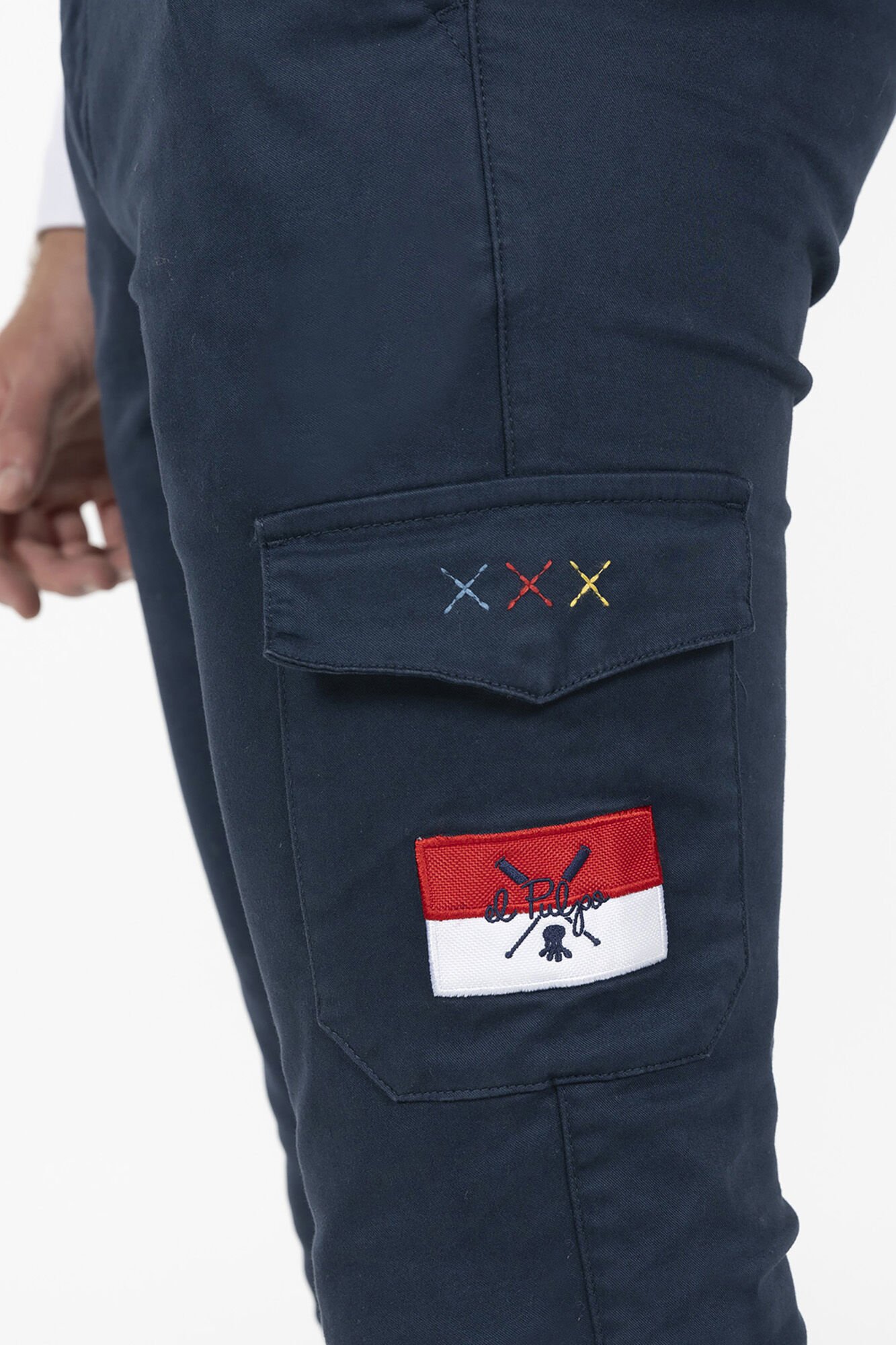 elPulpo Cal&ccedil;as woodcutter Azul