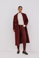 Cortefiel Sensational color pants Maroon