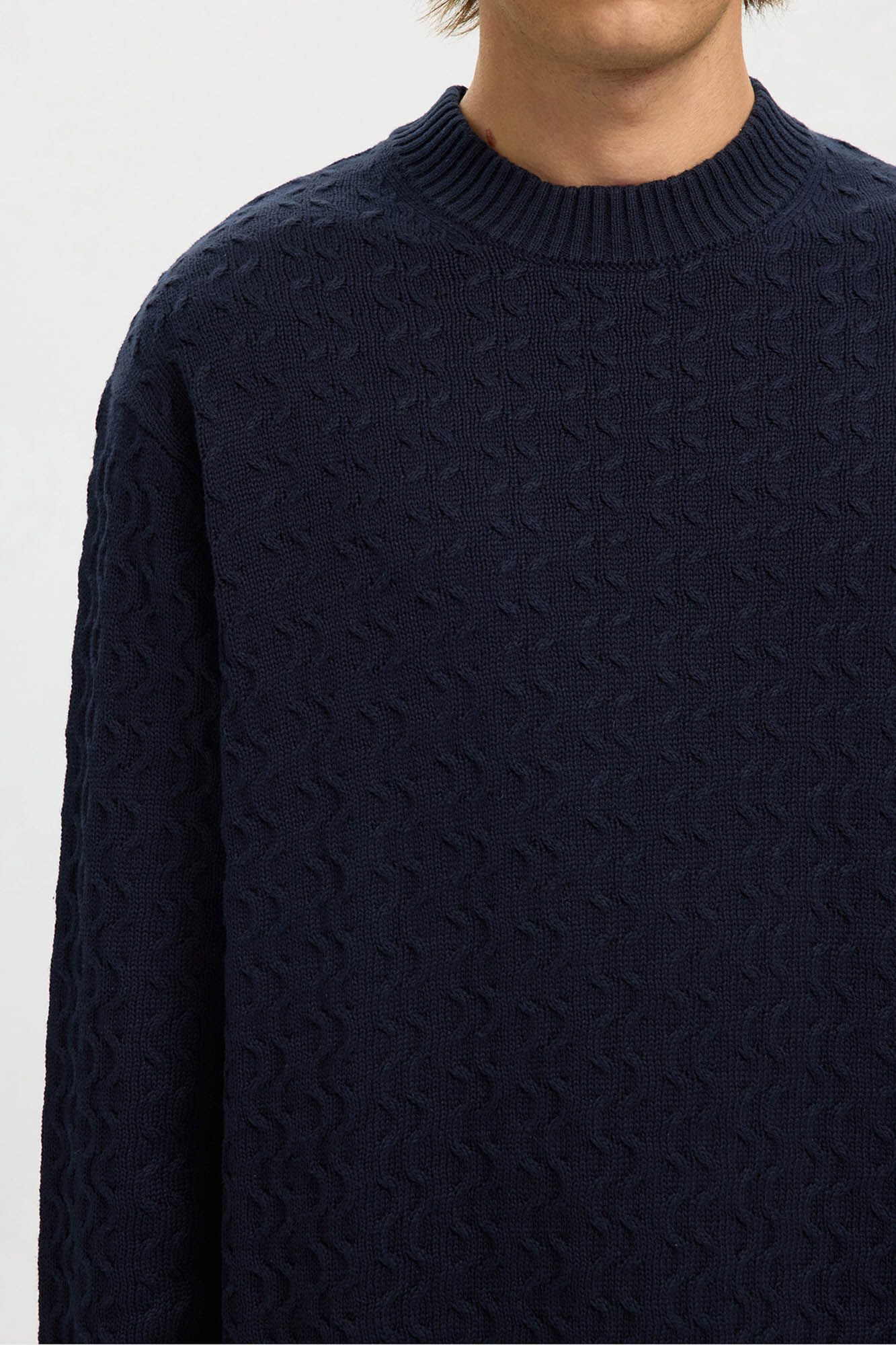 Selected Jersey estructura 100% algod&oacute;n org&aacute;nico.