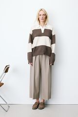 Grace & Mila Jersey estilo polo Astre Estampado beige