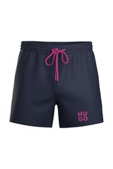 HUGO Fato de banho com logo Azul