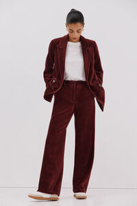 Cortefiel Wide- corduroy women's trousers
