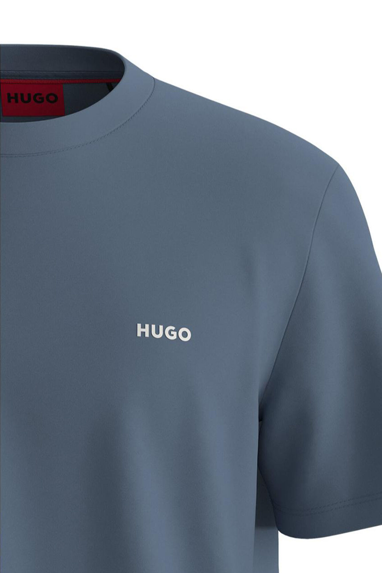 HUGO T-shirt de manga curta Azul