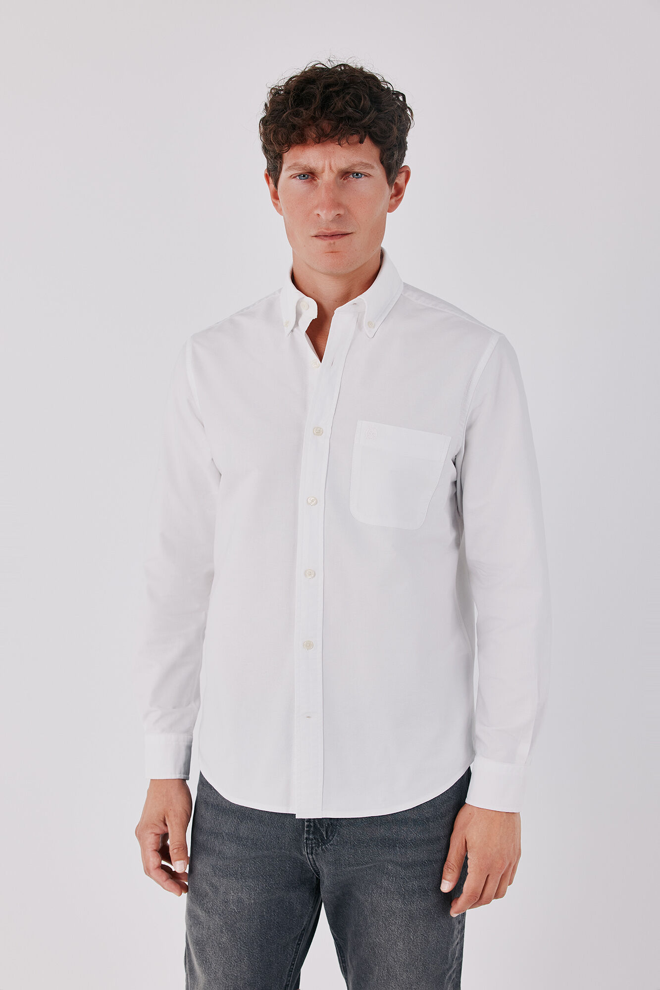 Cortefiel Plain Oxford shirt
