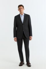 Cortefiel Twill smart fabric blazer Dark grey