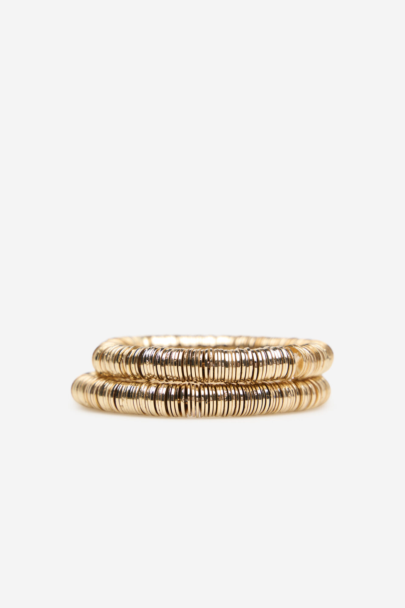 Cortefiel Resin bracelet pack Gold