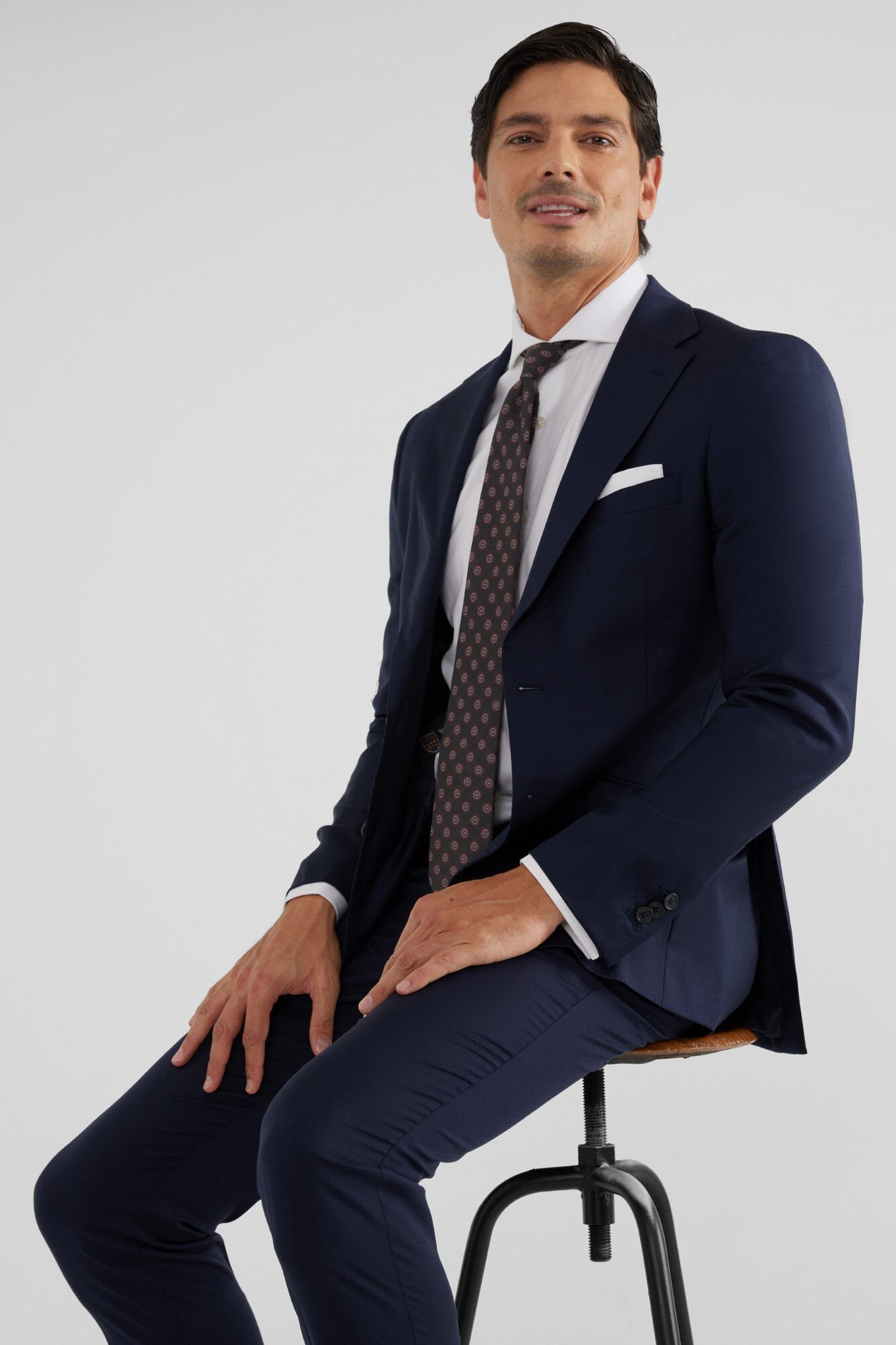 Silbon Macac&atilde;o stretch natural Azul