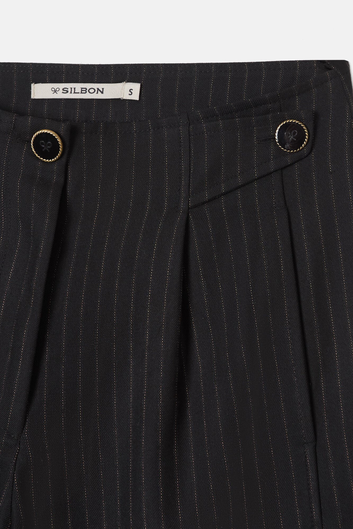 Silbon Pantal&oacute;n palazzo raya diplom&aacute;tica Gris