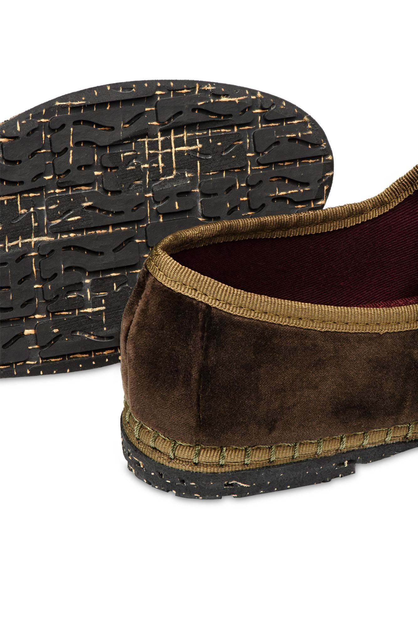 Flabelus Veludo Mary Janes Castanho