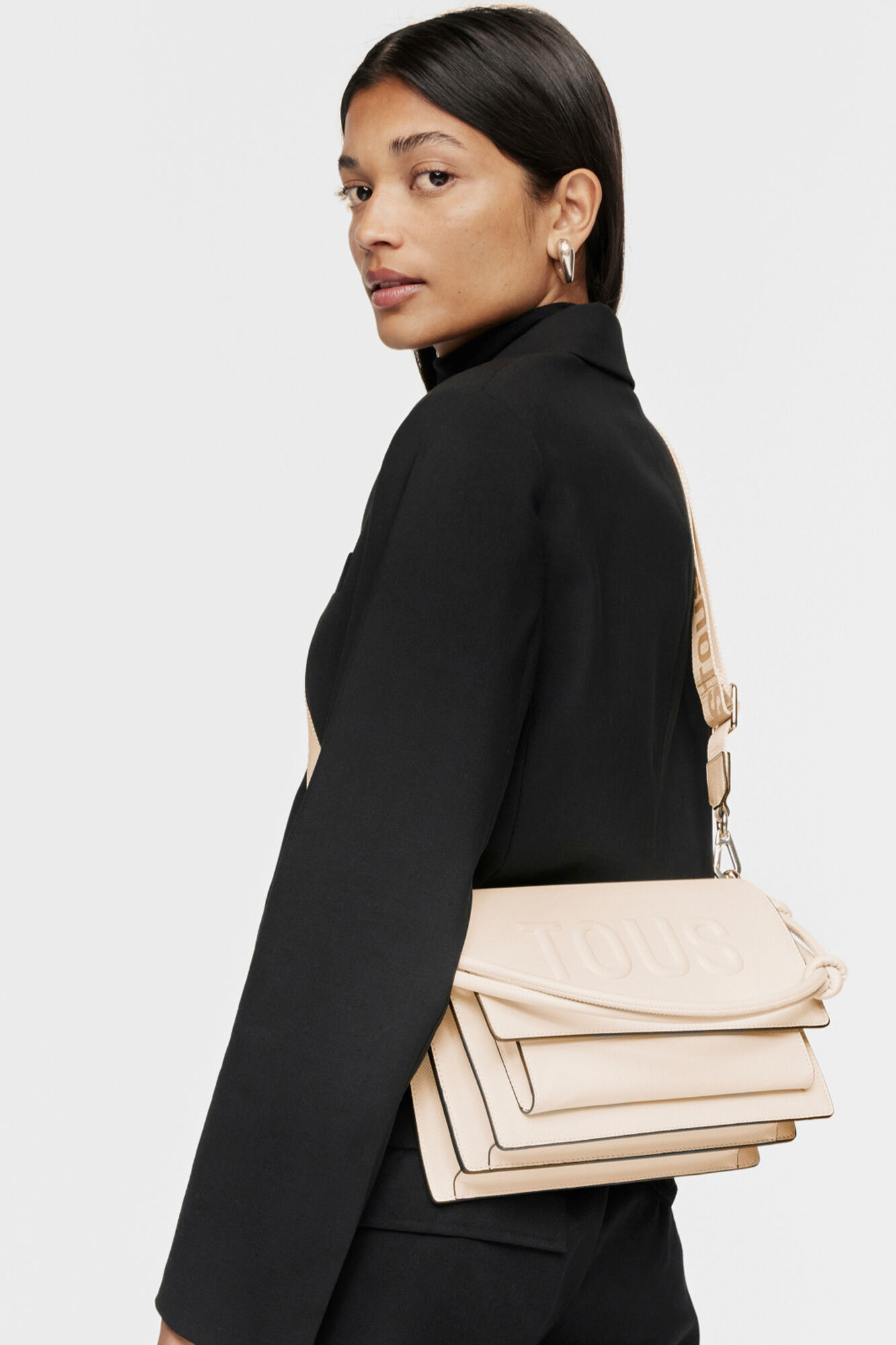 Tous Bandolera mediana Audree beige TOUS La Rue New Beige