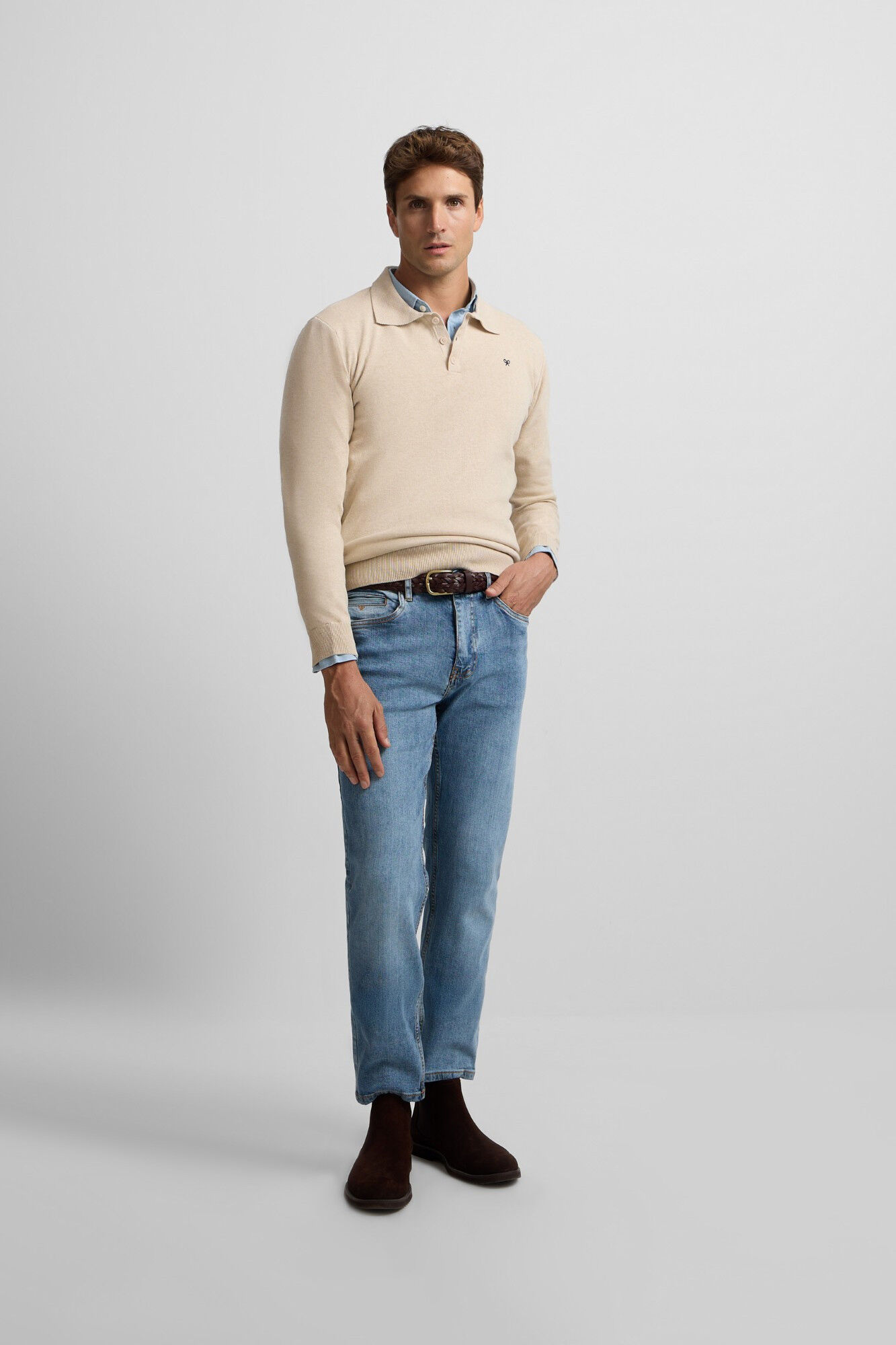 Silbon Camisola de gola polo